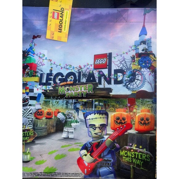 LEGO Legoland Tote 2024Monster Halloween Brick Or Treat Reusable Shopping Bag - Picture 4 of 8
